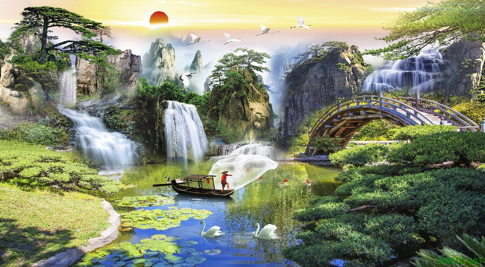 Phong cảnh sơn thủy hữu tình MHT2-103